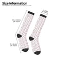 thumbnail image 2 of Naloa Playing Rabbit Thigh High Socks Extra Long Stretchy Sock Women Over Knee High Opaque Stocking Daily Wear, 2 of 6