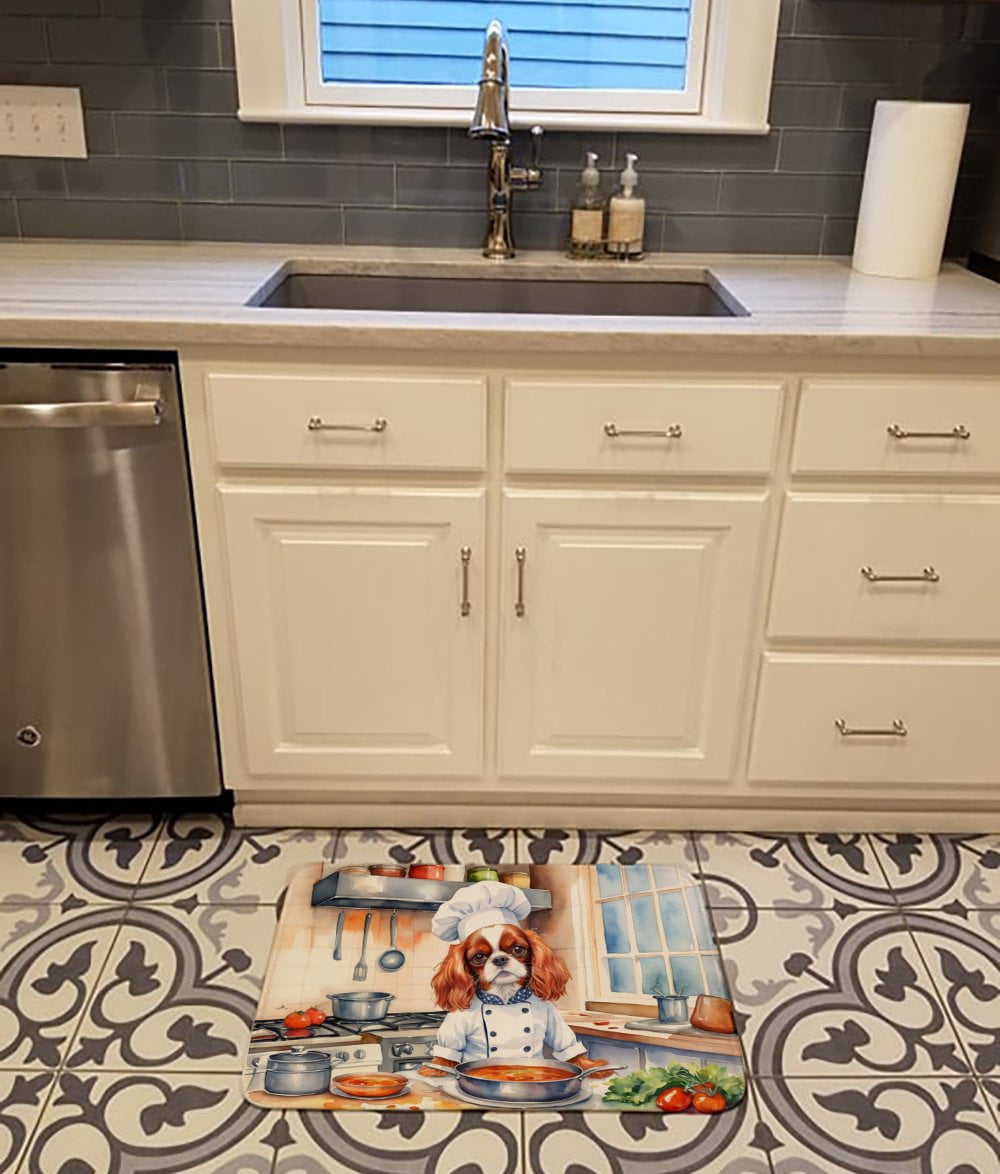 Yorkie Yorkshire Terrier The Chef Memory Foam Kitchen Mat