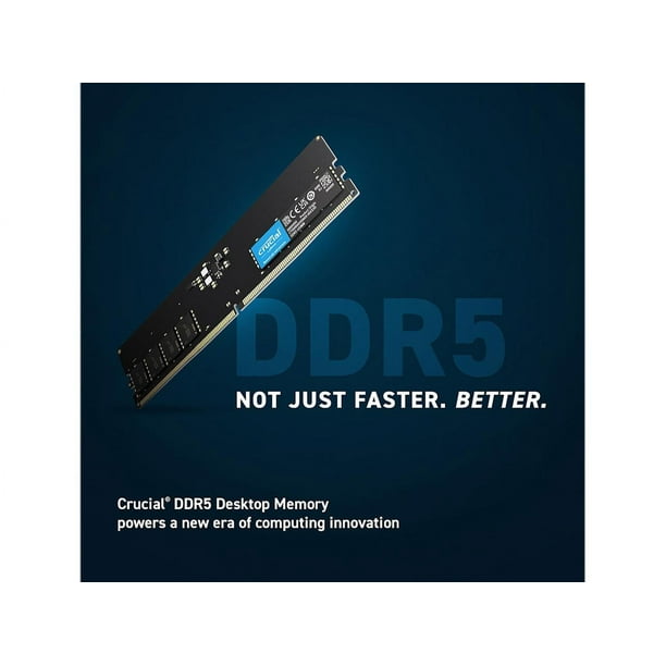 Crucial DDR5 Classic 16GB (2 x 8GB) DDR5 5600 (PC5 44800