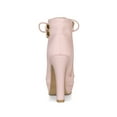thumbnail image 2 of Unique Bargains Women's Platform Lace Up Strap Block Heels Ankle Boots, 2 of 7