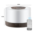 thumbnail image 3 of Dsseng 500Ml for Large Room  Essential Oil Diffuser With Remote Control  5 In 1 Aromatherapy Fragrant Oil Humidifier Vaporizer With 7 Color Lights  Timer And Auto-Off, 3 of 9