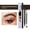C, variant on Eyebrow Pencil Waterproof, Eyebrow Pencil Sweatproof, Double Head Two fork Design Liquid Eyebrow Pencil, Non Smudging Long Lasting Natural Finish