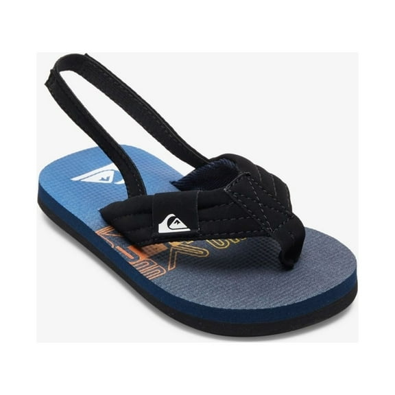 Quiksilver Toddlers' Molokai Layback Flip Flop Sandals Blue 3 - AQTL100066-BYJ3