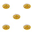 thumbnail image 2 of QualitChoice Inflatable Cup Holder Coasters Bathing Toy Portable Beach Bar Swimming Pool Inflating Drink Beverage Bottle Holders Yellow 5Set, 2 of 6