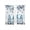 Sea Blue, variant on Blue Gnomes Christmas Sheer Curtains 54 Inch Length 2 Panels Set Window Treatments, Xmas Ball Snowflake Gifts Botanical Wooden Rod Pocket Semi Curtains for Living Room/Bedroom/Kitchen, 104"W x 54"L