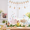 thumbnail image 4 of Easter Party Decorations Carrot Hanging Ornaments Set of 10, Bright and Festive Bunny Carrot Banner for Birthday, Spring Holiday, and Easter Home Decor B, 4 of 6