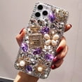 thumbnail image 1 of Case for iPhone Case,iPhone Case,3D Handmade Bling Rhinestone Diamonds Luxury Sparkle Rhinestones Case Girls Women Full Crystals Bling Diamond Case Cover for iPhone iphone 13Pro Max, 1 of 5