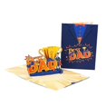 thumbnail image 1 of Father's Day Three-dimensional Greeting Card The Best Dad Paper Carving Handmade Blessing Gift Creative Message Card, 1 of 5