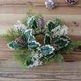 thumbnail image 4 of EWASWON Christmas Christmas Pinecone Candle Wreath - Aromatherapy Candlestick Decor, Tabletop Dining Centerpiece, Holiday Home Gift, 4 of 6