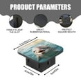 thumbnail image 2 of Hitch Cover Fits For 2-Inch Hitch,Smiling Dolphin With Open Mouth In The Waterrubber Trailer Hitch Cover Tube Plug Insert,Car Exterior Accessories, Receiver Tube Hitch Plug, 2 of 6