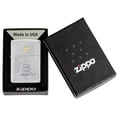 thumbnail image 6 of Zippo Don't Tread on Me Satin Chrome Pocket Lighter, 6 of 6