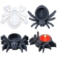 thumbnail image 2 of 4 Piezas Portavelas de Araña Molde de Silicona de Resina Soporte de Vela de Araña de Halloween Molde de Yeso de Cemento de Hormigón, 2 of 5