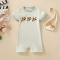 thumbnail image 2 of Mnyotv Baby Boys Summer Clothes Breathable Short Sleeve Bodysuits Cute Outfits for Infants Size 12-18 Months, 2 of 4