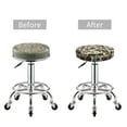 thumbnail image 3 of Uemuo Happy Skeleton Pattern Round Bar Stool Seat Covers Washable Stool Cushion Slipcover Elastic Bar Chair Covers-14 inch, 3 of 7