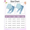 thumbnail image 2 of GYRATEDREAM Girls Clothes Leopard Patchwork Sweatshirt Elastic Waist Sweatpants with Pockets 2PCs Girls' Clothing Sets 6-14T, 2 of 9