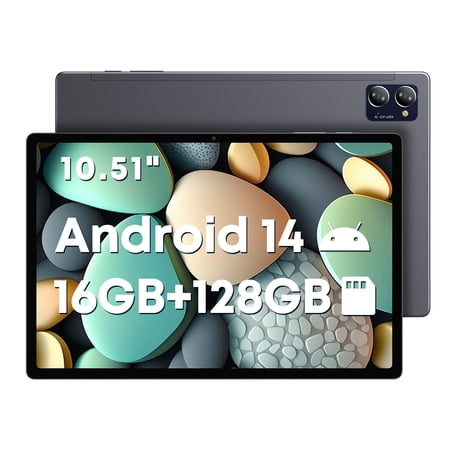 CHUWI HiPad XPro 10.51" Tablet,128GB ROM 8GB RAM,Dual Micro SIM,Octa-Core Processor,Android 14,GPS LTE Dual WIFI,Gaming/Workstation Tablet,With TPU Cover