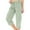 Z2-Green-capri summer savings clearance, variant on Frostluinai Cotton Capris for Women Drawstring Casual High Waisted Capris Pants Stretch Cargo Pants with Pockets Solid Comfy Workout Capris