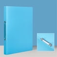 thumbnail image 3 of Expandable Folder,Plastic Folder With Prongs,Pointed Tip Plastic Two Pocket Folder With Brad Fasteners,Waterproof A4 Letter Size,2-Hole No Residue Tear Off Label,Office Paper Storage Folder, 3 of 9