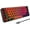 Black and Red, variant on 60% Wired Gaming Keyboard, RGB Backlit Ultra-Compact Mini Keyboard, Waterproof Mini Compact 61 Keys Keyboard for PC/Mac Gamer, Typist, Travel (Orange and Cream)