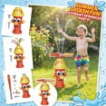 thumbnail image 2 of Fire Hydrant Yard Sprinkler Party Set – Rotating Water Spray with Baseball Accessories,Interactive Backyard Summer Fun for Kids,Outdoor Cooling Play Toy A, 2 of 6
