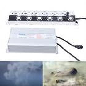 DENSET 12 Head Ultrasonic Mist Maker Pond Fogger Machine for Hydroponics Landscape 110V