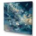 thumbnail image 2 of Designart "Seascape Abstract Painting I" Abstract Liquid Ink Wall Art For Bathroom, 2 of 5