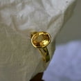 thumbnail image 5 of 925 Sterling Silver Certified 5 Carat Yellow Sapphire Ring, 5 of 5