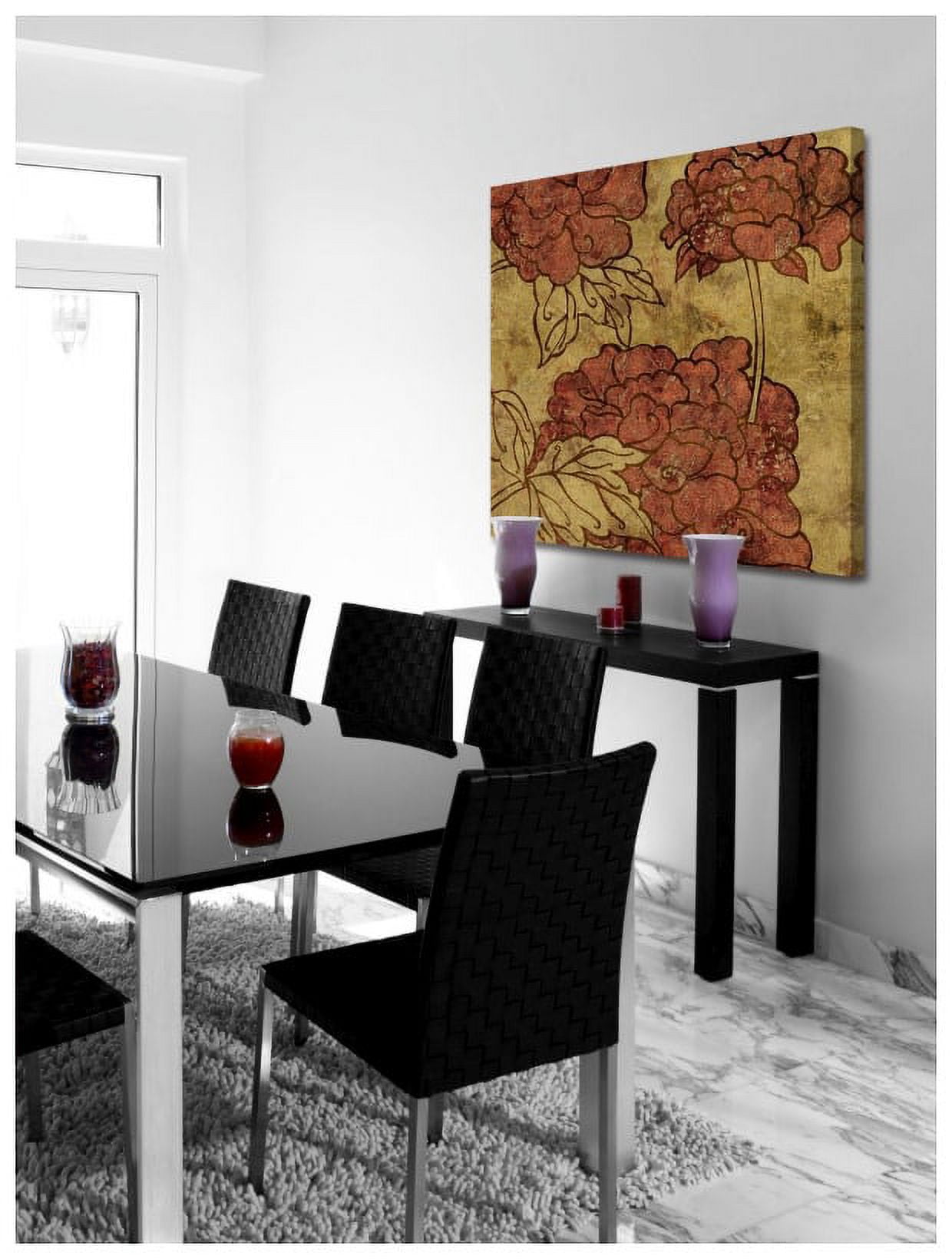 "Peonies II" Painting Print on Wrapped Canvas