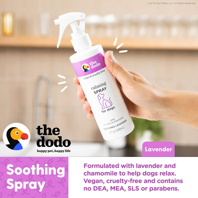Lavender spray for shop dogs
