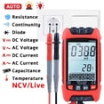 thumbnail image 4 of MultíMetro Digital, VoltíMetro de Rango AutomáTico TRMS de 9999 Recuentos, Mide con PrecisióN el Medidor de Voltaje AC/DC Amp Ohm, 4 of 5