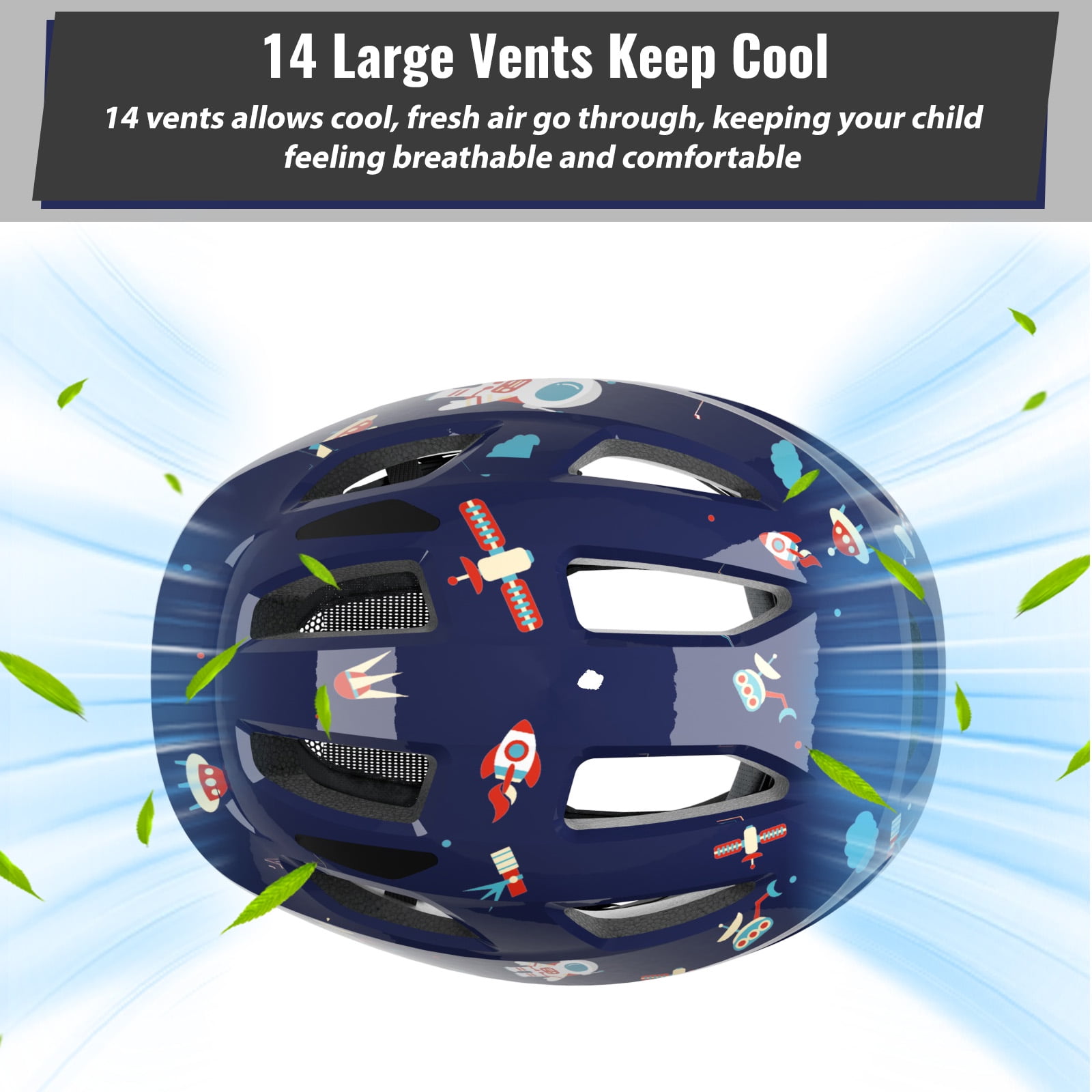 KORIMEFA Kids Bike Helmet Toddler Bicycles Helmets, Multi-Sport Protective Gear Set for 3-5-8-14 Years Boys Girls with Knee Elbow Pads Wrist Guards for Cycling,Skateboarding,Skating Scooter