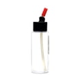 thumbnail image 4 of Clear Cylinder Bottles with Caps 2 oz., clear, no-rust cap (pack of 3), 4 of 5