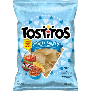 Tostitos Tortilla Chips Lightly Salted, 12 oz Bag