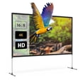 thumbnail image 3 of 80/100-Inch Projector Screen 4K Resolution 16:9 Foldable Anti-Crease Easy Installation Outdoor Movie Screen ,Easy to Use, 3 of 6