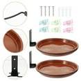 thumbnail image 6 of Zcyifa Tree Mounted Bird Feeder with Tray and Bath Bowl for Backyard and Window, 6 of 10