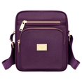thumbnail image 3 of Clossjun Nylon Crossbody Bags For Women Daily Wear Purses Adjustable Belt Handbags Casual Messenger Bag Waterproof For Female Work Out Purple, 3 of 6