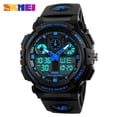 thumbnail image 3 of HomeKingdee Men's Large Dial Digital Sports Watch with Alarm Calendar 50m Waterproof Blue - Multifunctional Outdoor Watch for Men's Activities, 3 of 8