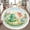 Color 1, variant on Washable Non Slip 3ft Round Rug, Whimsical Baby Dragons Forest Circle Carpet with Tassels for Boys Crawling Play Mat for Nursery Children Toddlers Bedroom