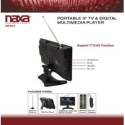 NAXA Electronics NT-90 9-inch Portable TV & Digital Multimedia Player (Black)
