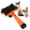 Orange, variant on Yajisi Self-Cleaning Pet Grooming Brush for Dogs and Cats, Deshedding Tool Removes Loose Undercoat, Tangled Hair, Dander and Dirt, Ergonomic Handle, Blue
