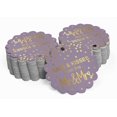thumbnail image 2 of Inkdotpot Pack Of 50 Hugs & Kisses From The Wedding Favor Paper Tags Craft Real Gold Foil Hang Tags, 2 of 6