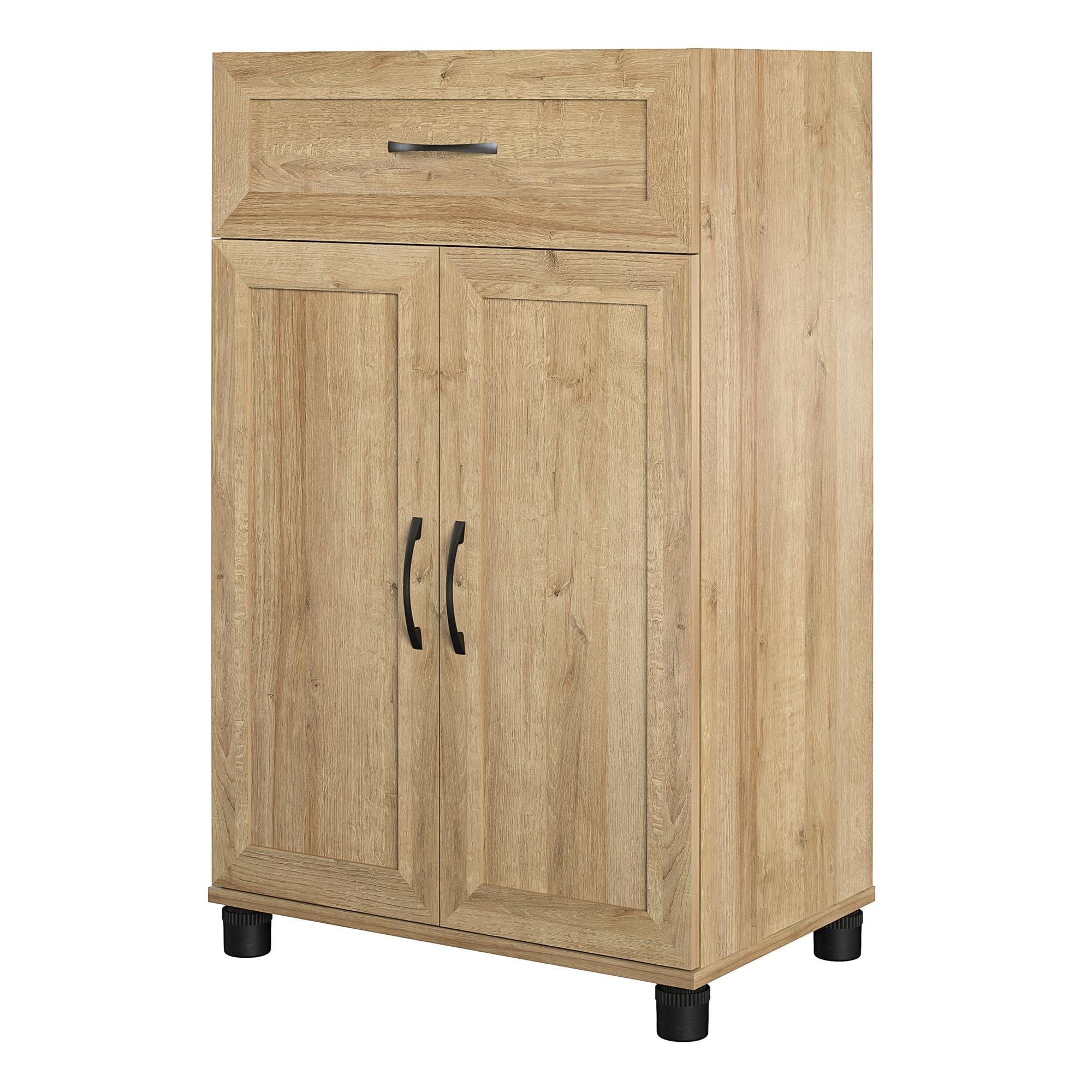 Systembuild Evolution Lory Framed 2 Door/1 Drawer Base Cabinet, Natural