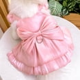 thumbnail image 3 of Pet Dog Dresses Dogs Puppy Birthday Wedding Clothes Spring Summer Princess Pet Dresses Girl Female Doggie Tutu Skirt Apparel for Chihuahua Yorkies Cat Outfit, 3 of 9