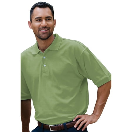 Tangerine Cotton Jersey - Men's Pique Cotton Short Sleeve Shirt
