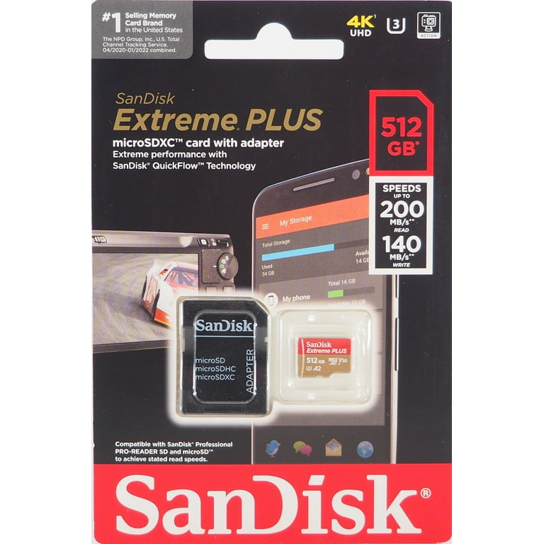 Sandisk - carte mémoire microsdxc uhs-i 512 go edition animal