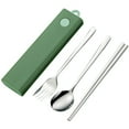 thumbnail image 1 of Coofit Ensemble de Couverts de Cuisine Portable Sans Rouille Cuillère Fourchette Baguettes, 1 of 10