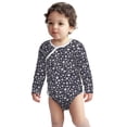 thumbnail image 2 of Xecao Daisies Flowers Print Baby unisex-baby Cotton Long-sleeve Bodysuits-12 Months, 2 of 6