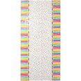 thumbnail image 2 of 4 Pack Polka Dot Plastic Tablecloth, 108 x 54, with White dots by HTOOQ (Rainbow) - -, 2 of 4