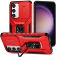 thumbnail image 1 of Funda para GANGXUN Samsung Galaxy S23 - Soporte metálico, Función magnética, Rojo, 1 of 5
