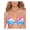 Multi, variant on Womens Underwire Printed Bikini Swim top